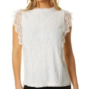 Cable & Gauge lace tank